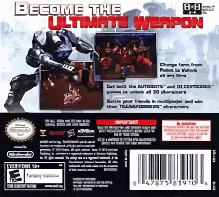 Image n° 2 - boxback : Transformers War for Cybertron - Decepticons